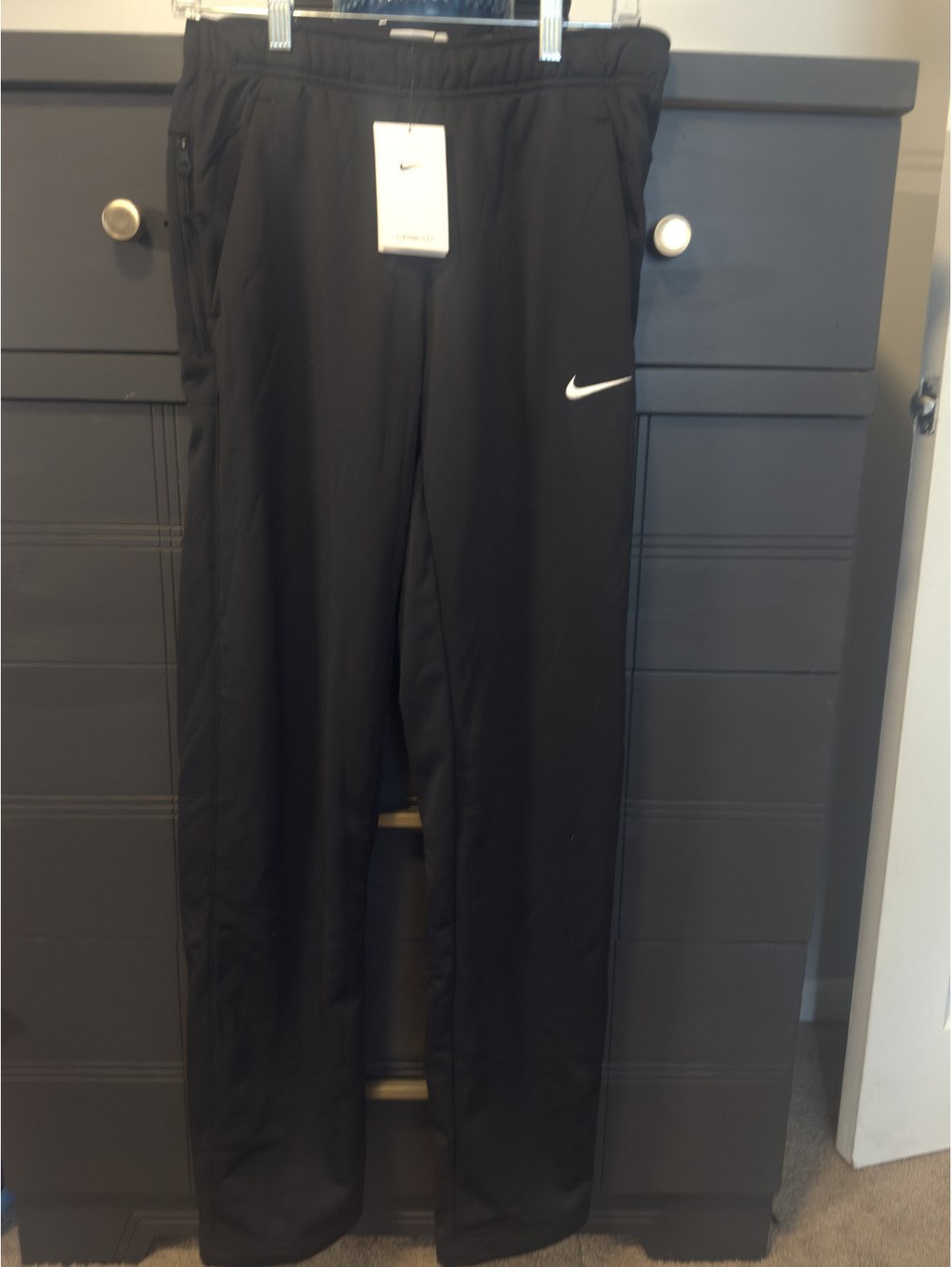 Nike Men's Therma-FIT Standard Fit Training Pants Size Small Black